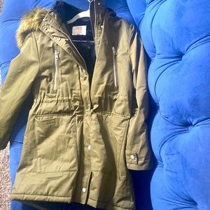 Zara Olive green coat